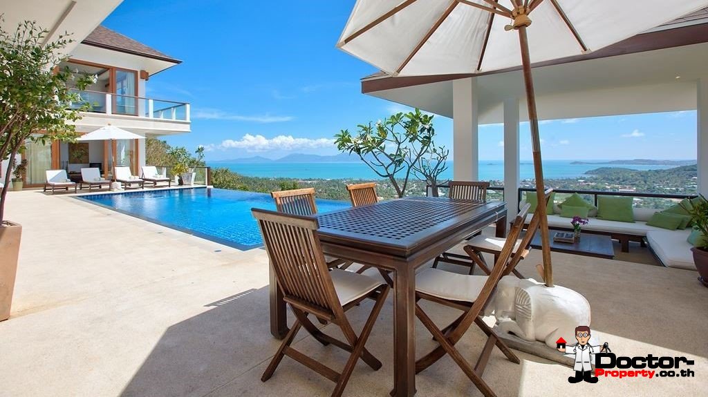 Fantastic 4 Bedroom Sea View Villa - Bophut - Koh Samui - for sale